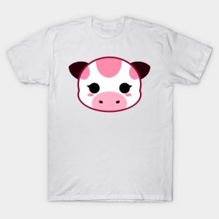 Cute Strawberry Milk Cow T-Shirt